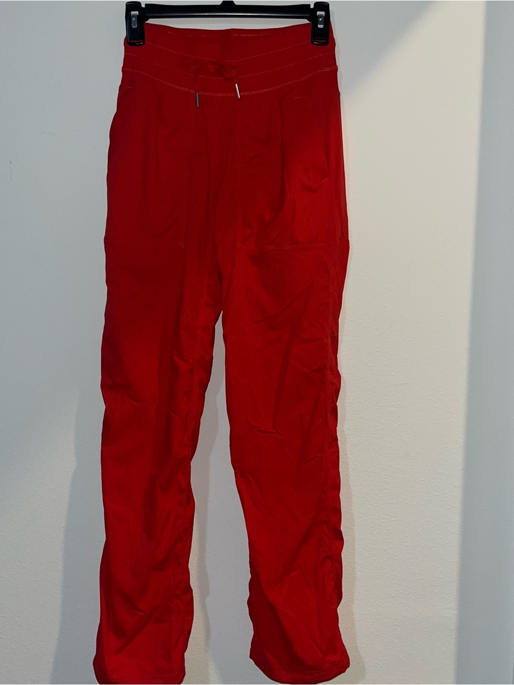 Lululemon athletica Red Dance Studio Track Pants with Drawcord Waist Size 2